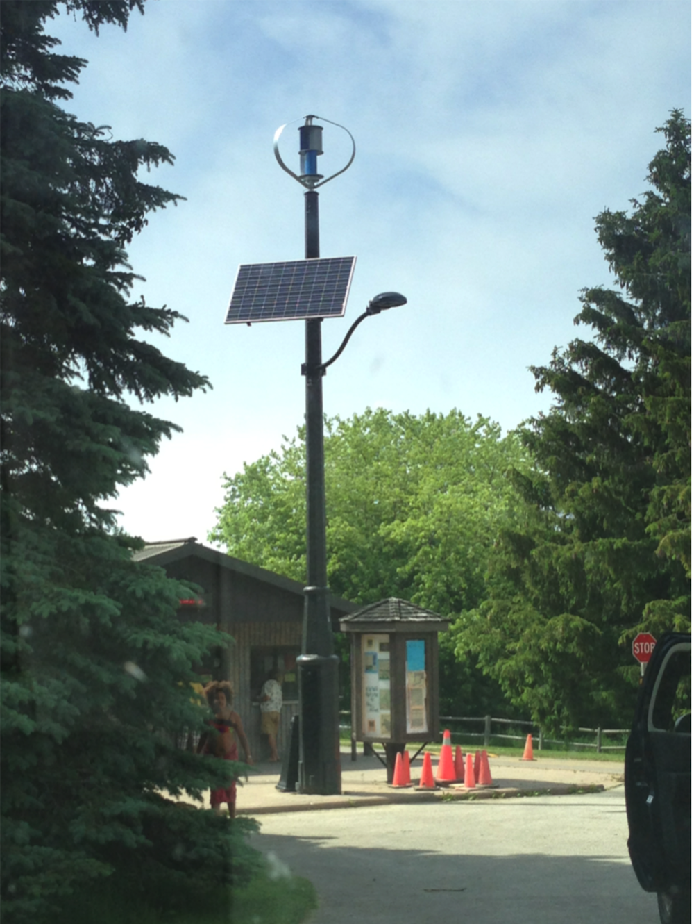 Clear Blue solar lighting at Earl Rowe Provincial Park, Alliston